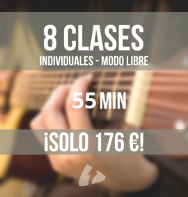 MODO LIBRE: Pack 8 Clases Online de 60 minutos