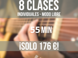 MODO LIBRE: Pack 8 Clases Online de 60 minutos