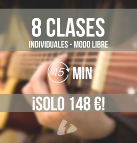 MODO LIBRE - Pack 8 clases online de 45 minutos